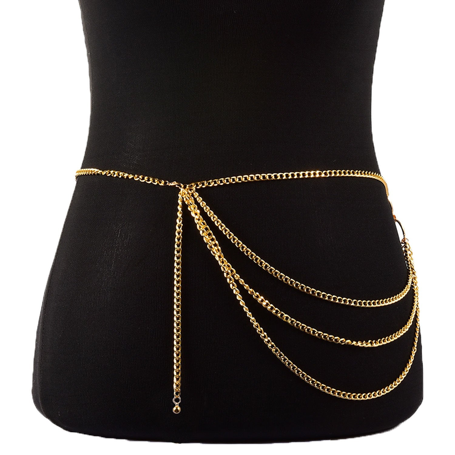 Elegant Multilayer Gold Chain Waist Belt | Body Jewelry | Wiccan Center
