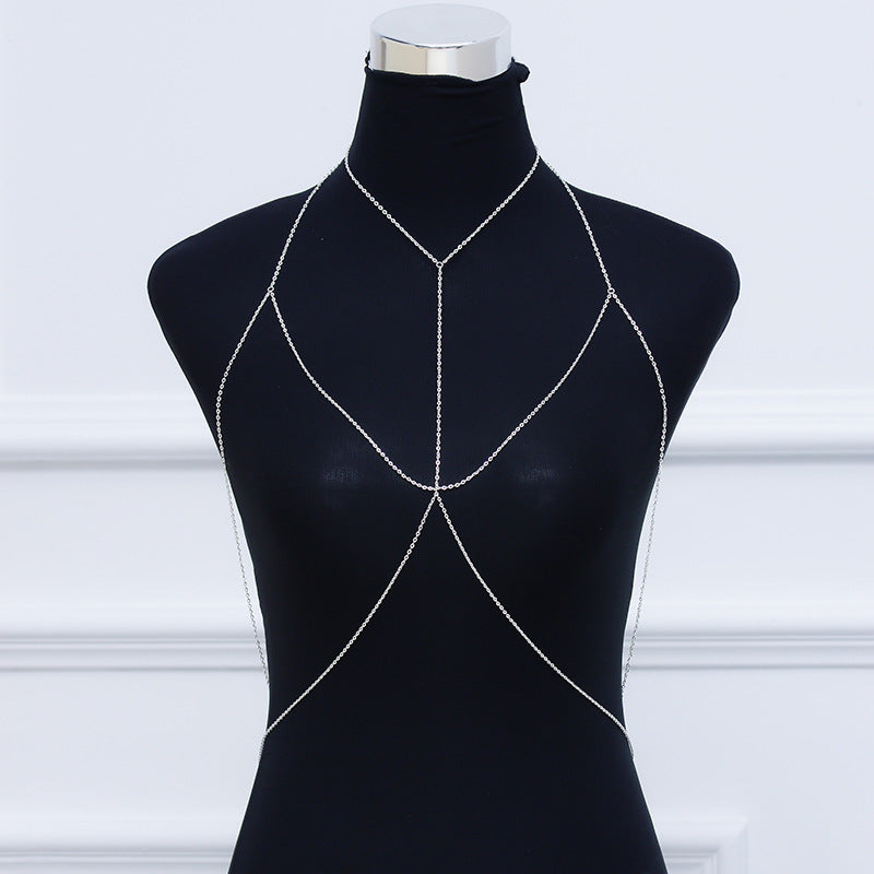 Sexy Chest Chain for Women Shiny Body Chain Jewelry | Body Jewelry | Wiccan Center