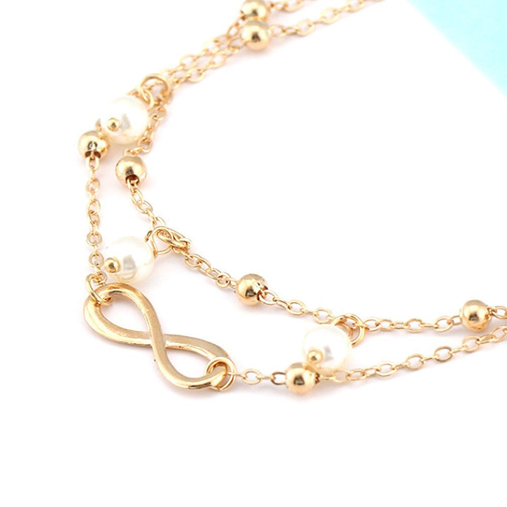Bohemian Imitation Pearl Anklets Jewelry | Body Jewelry | Wiccan Center
