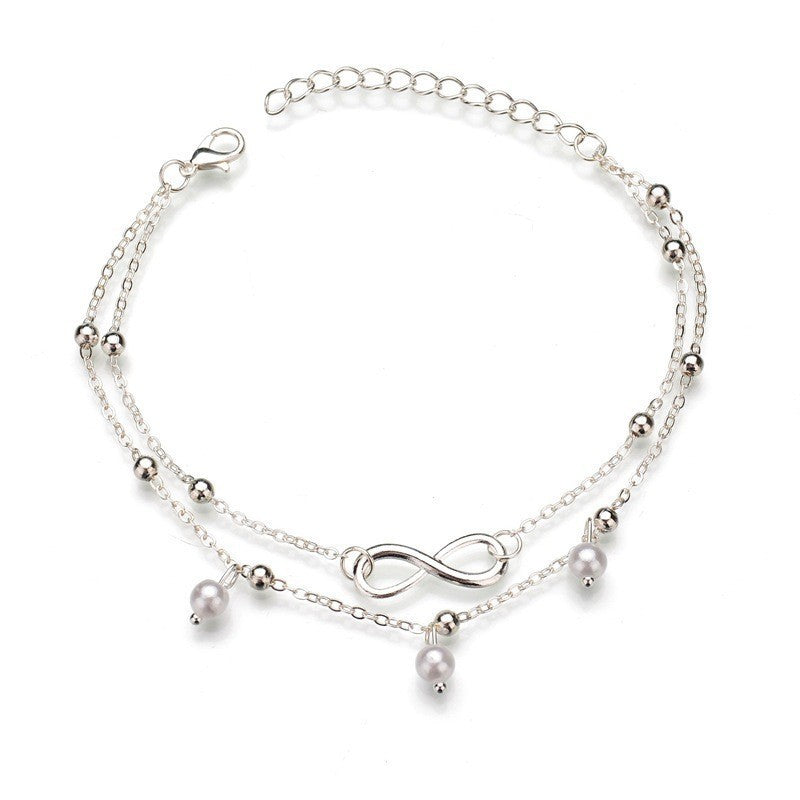 Bohemian Imitation Pearl Anklets Jewelry | Body Jewelry | Wiccan Center