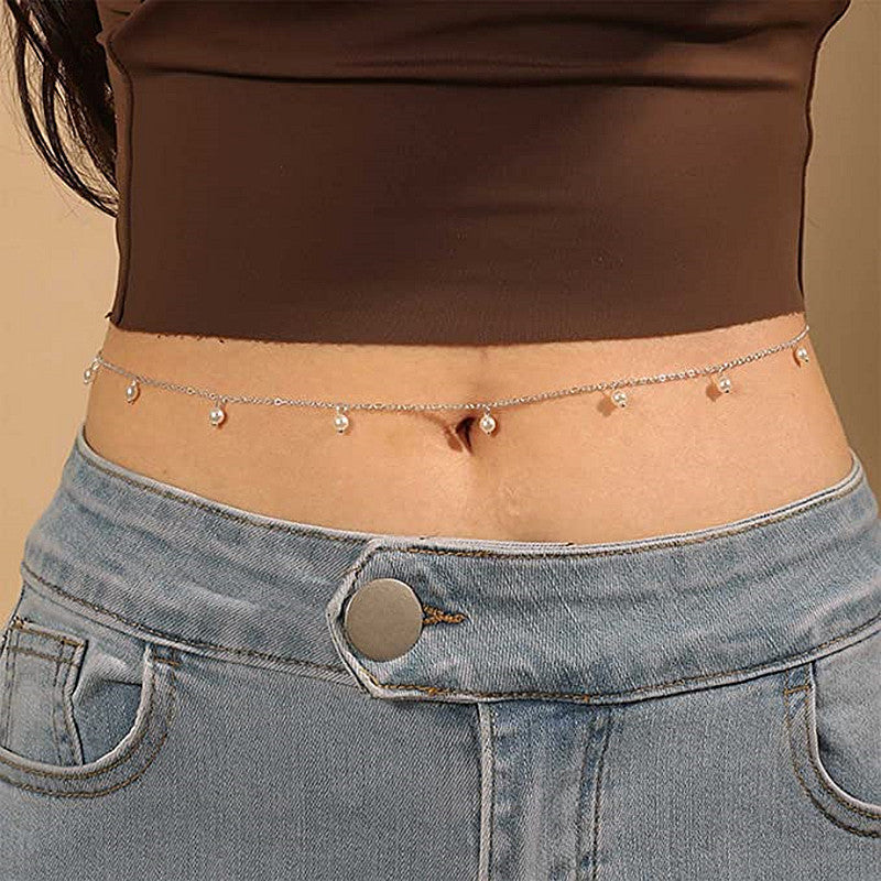 Pearl Bikini Waist Belly Body Chains | Body Jewelry | Wiccan Center