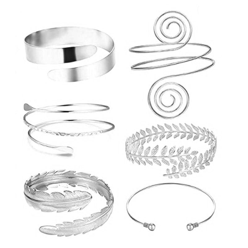 Geometric Metal Armband Exaggerated Personalized Leaf Bracelet