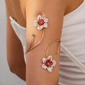 Glaze Flowers Opening Armband Party Dance Bracelets
