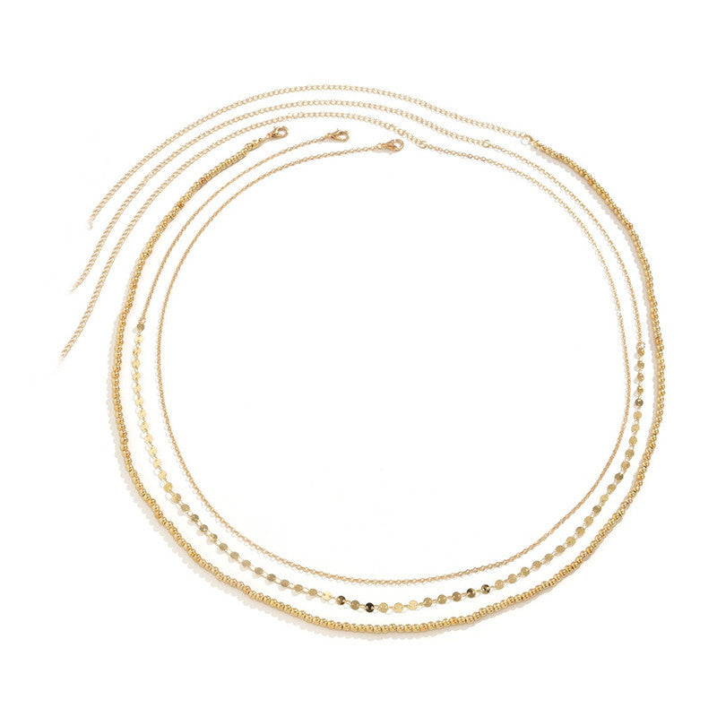 Vintage Style Stackable Summer Beach Bikini Body Chain | Body Jewelry | Wiccan Center