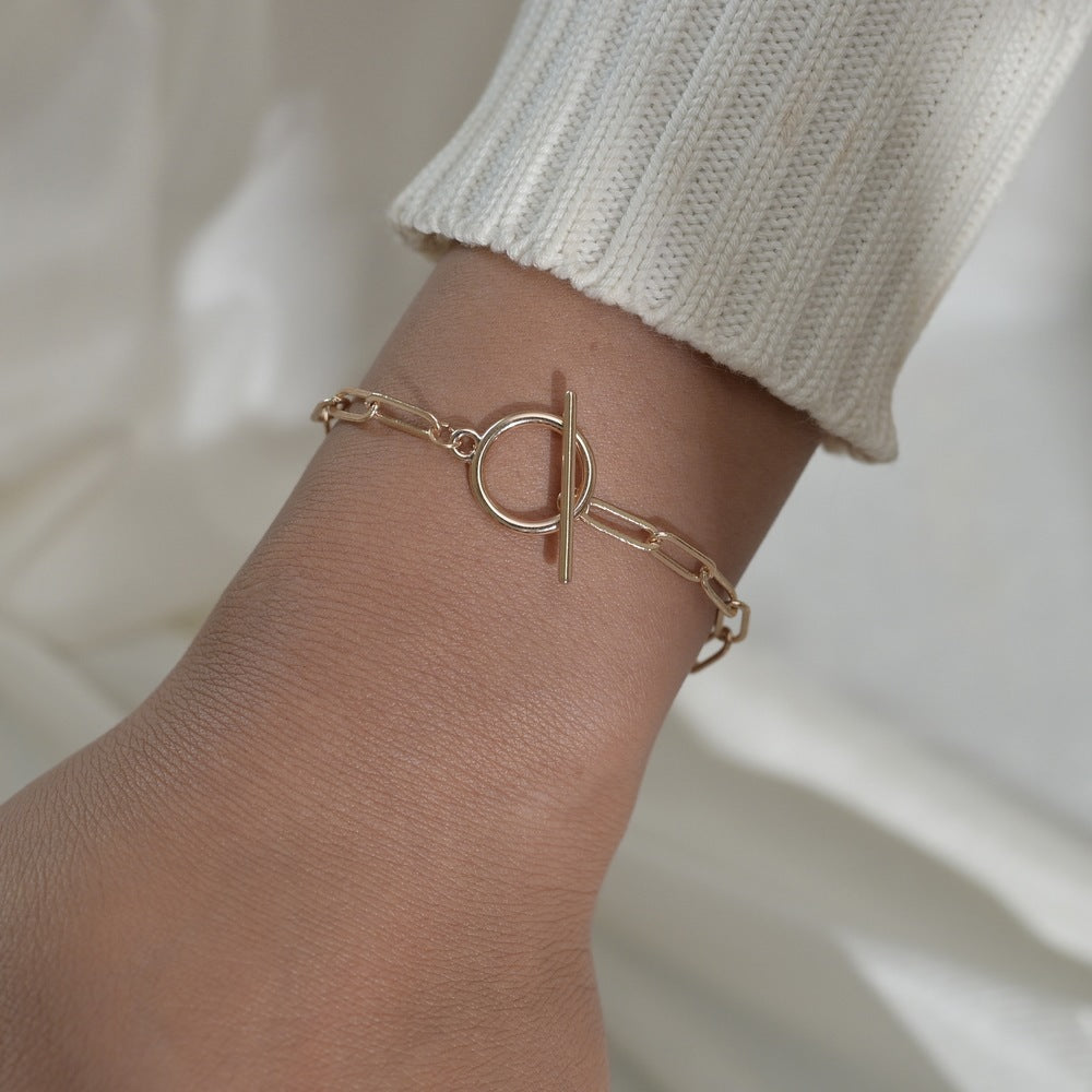Toggle Paper Link Chain Bracelet | Bracelet | Wiccan Center