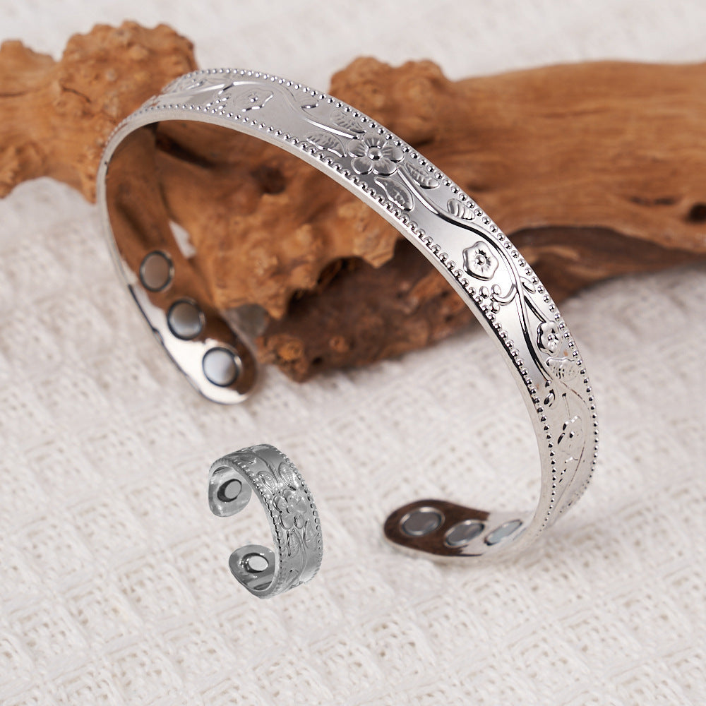 Atmospheric Lucky Tree Magnet Red Copper Health Care Bracelet | Bracelet | Wiccan Center