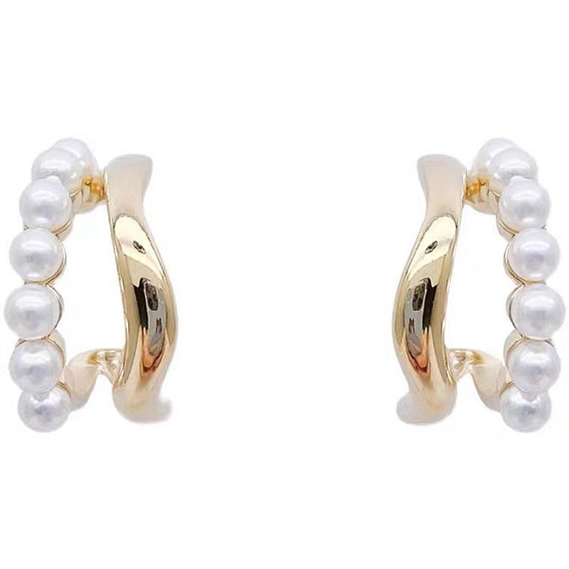 Double Layer Pearl Earrings | Earring | Wiccan Center