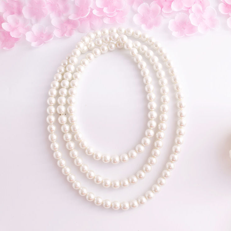 150cm Multi-layer Long Pearl Necklace for Women | necklace | Wiccan Center