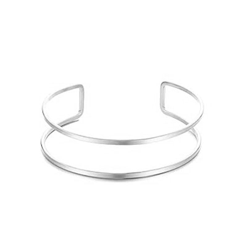 Women's Open Armband Gold Sier Personality Flattening Bracelet | Bracelet | Wiccan Center