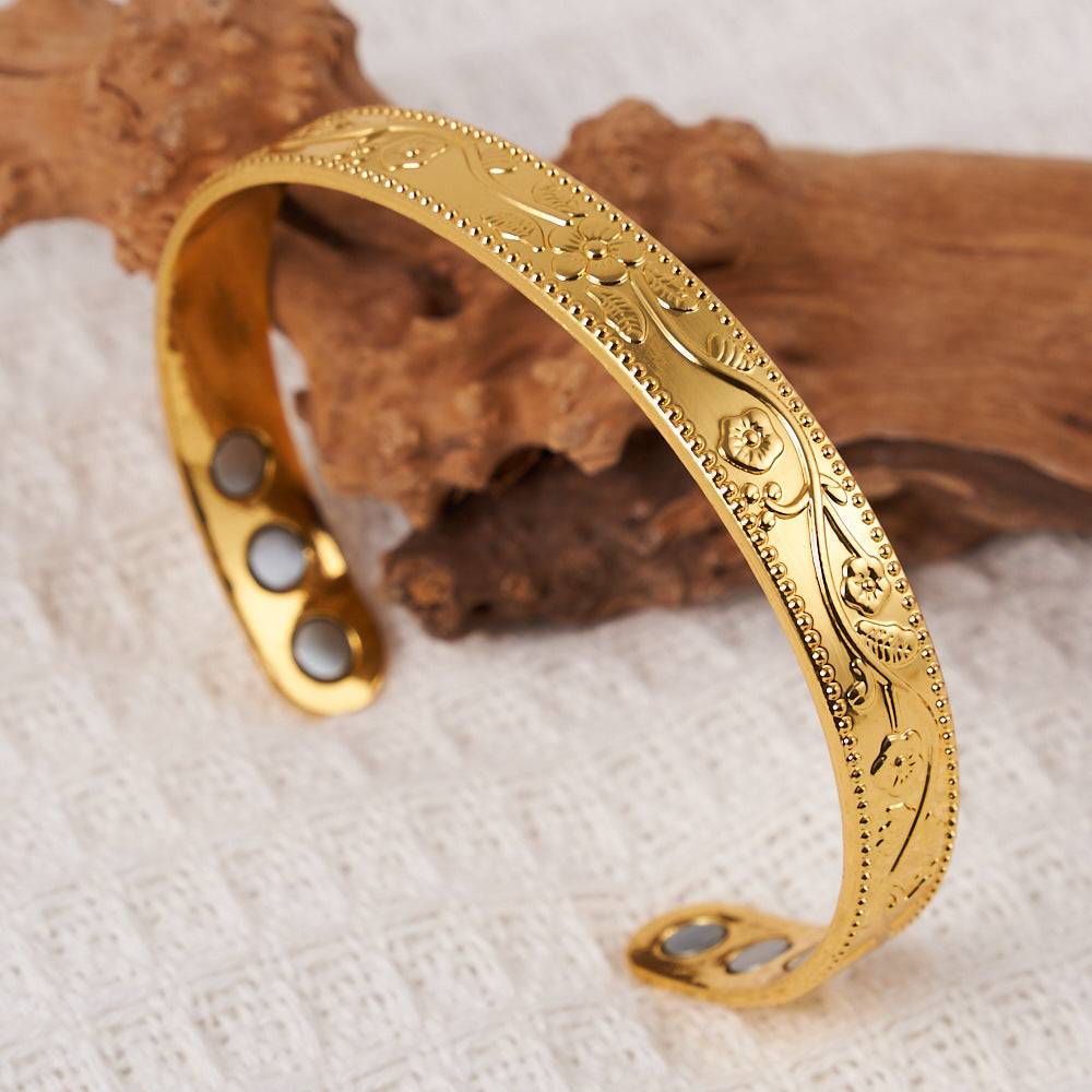 Atmospheric Lucky Tree Magnet Red Copper Health Care Bracelet | Bracelet | Wiccan Center