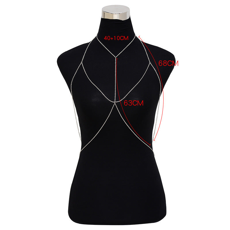 Sexy Chest Chain for Women Shiny Body Chain Jewelry | Body Jewelry | Wiccan Center