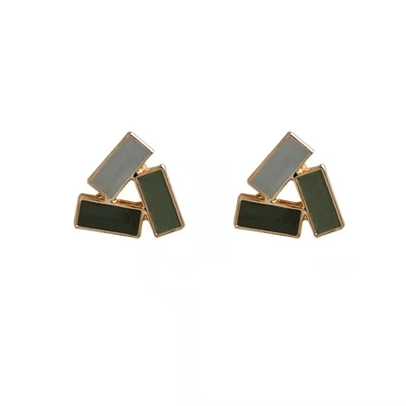 Geometric Triangle Earrings | Earring | Wiccan Center
