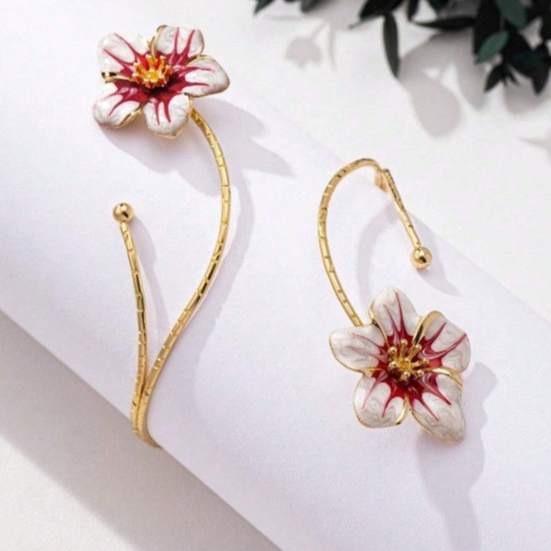 Glaze Flowers Opening Armband Party Dance Bracelets