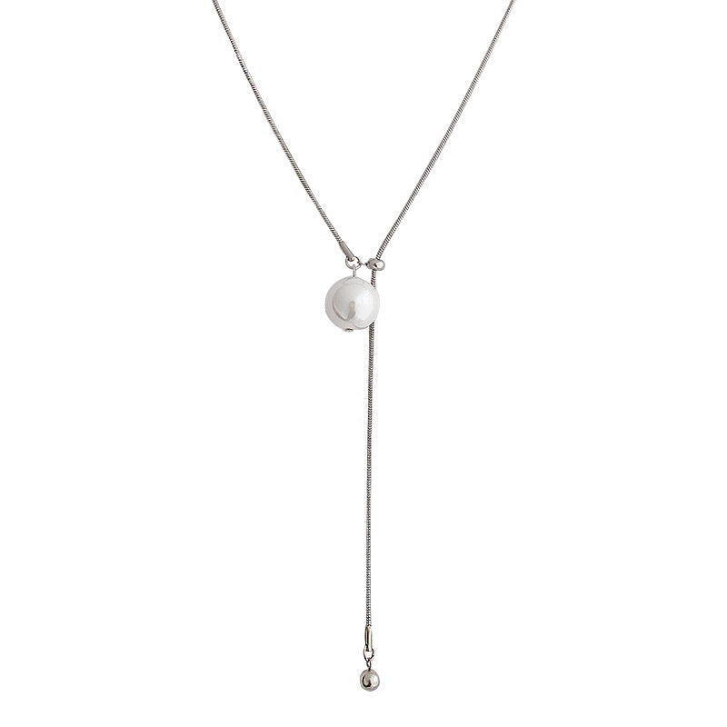Pearl Tassel Clavicle Chain Necklace | Necklace | Wiccan Center