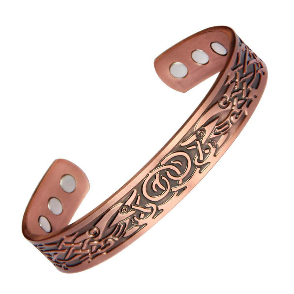 Atmospheric Lucky Tree Magnet Red Copper Health Care Bracelet | Bracelet | Wiccan Center