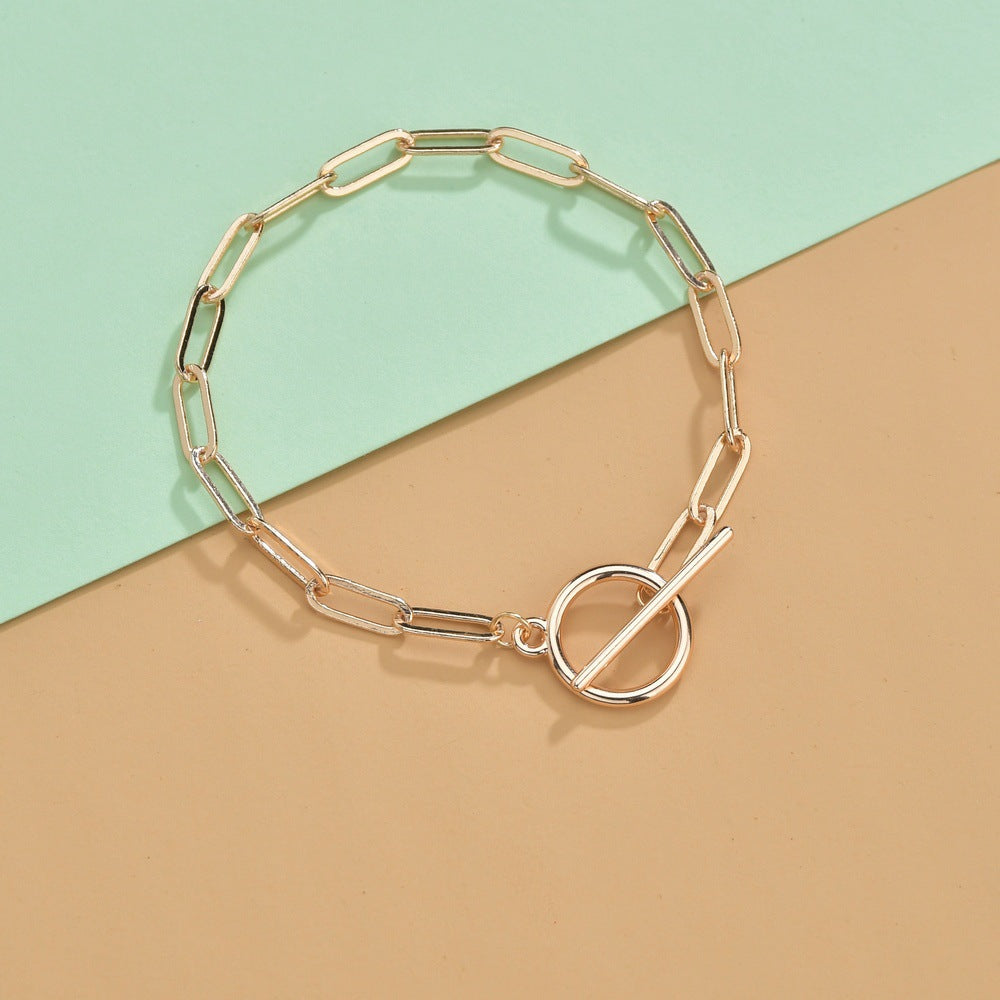 Toggle Paper Link Chain Bracelet | Bracelet | Wiccan Center