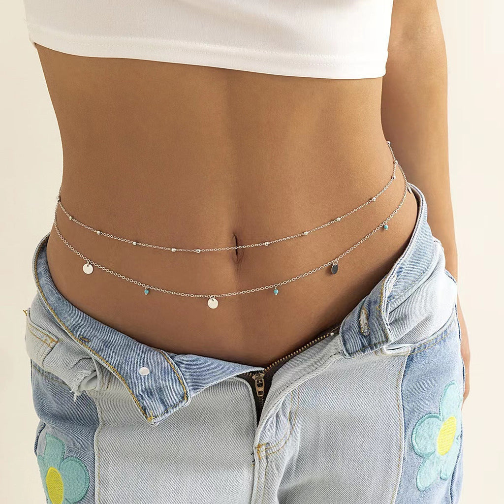Sequin Pendants Bead Waist Chain for Women | Body Jewelry | Wiccan Center