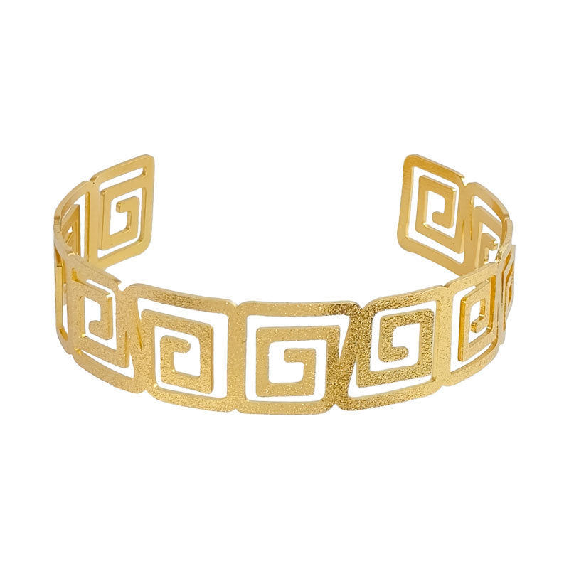 Fashion Trendy Cool Adjustable Armband Texture Exaggerated Opening Bracelets