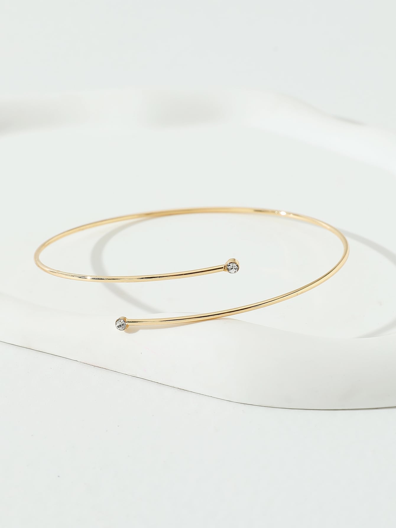 Metal Gem Spiral Diamond Armband Golden Bracelet | Bracelet | Wiccan Center