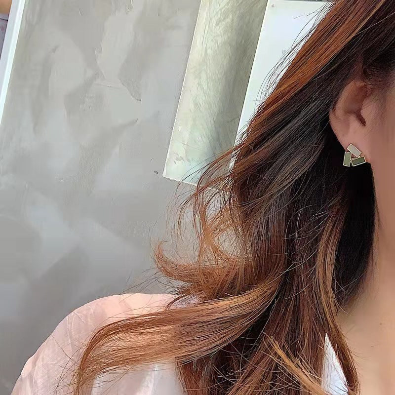 Geometric Triangle Earrings | Earring | Wiccan Center