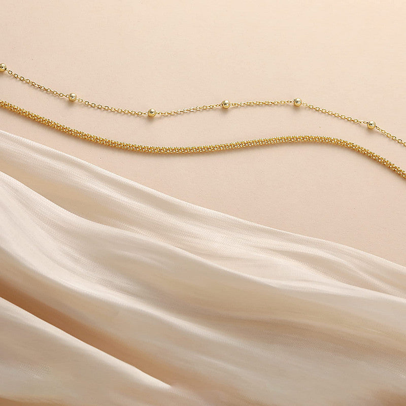 Multi Layer Anklet Fashion Gold Ankle Jewelry | Body Jewelry | Wiccan Center