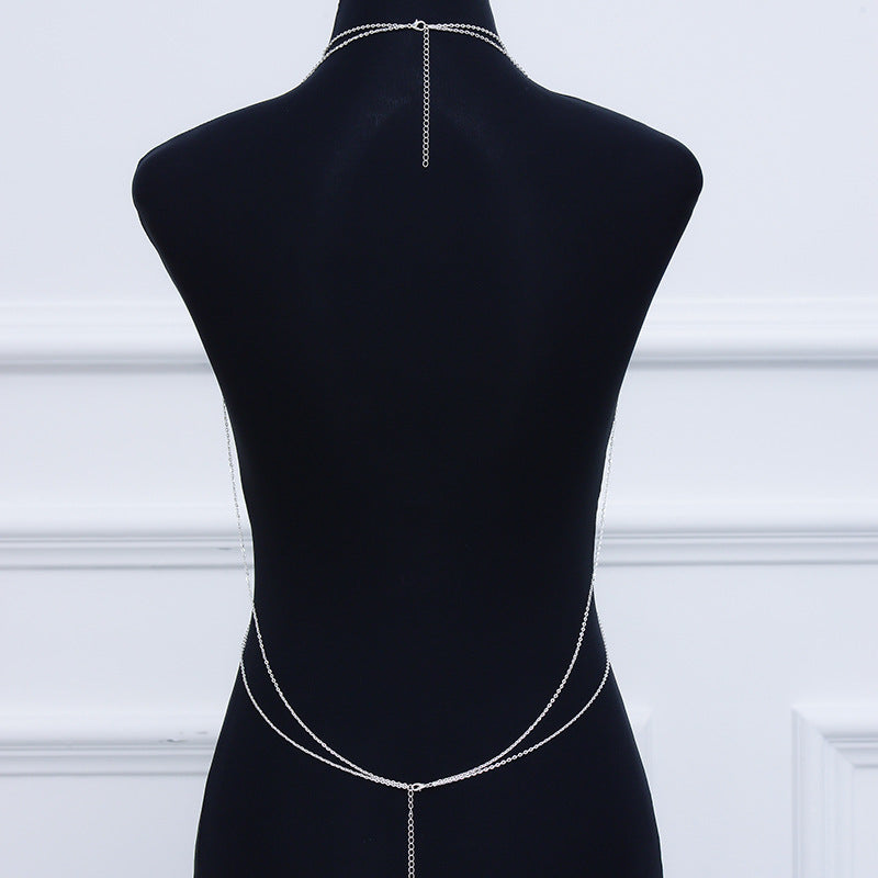 Sexy Chest Chain for Women Shiny Body Chain Jewelry | Body Jewelry | Wiccan Center