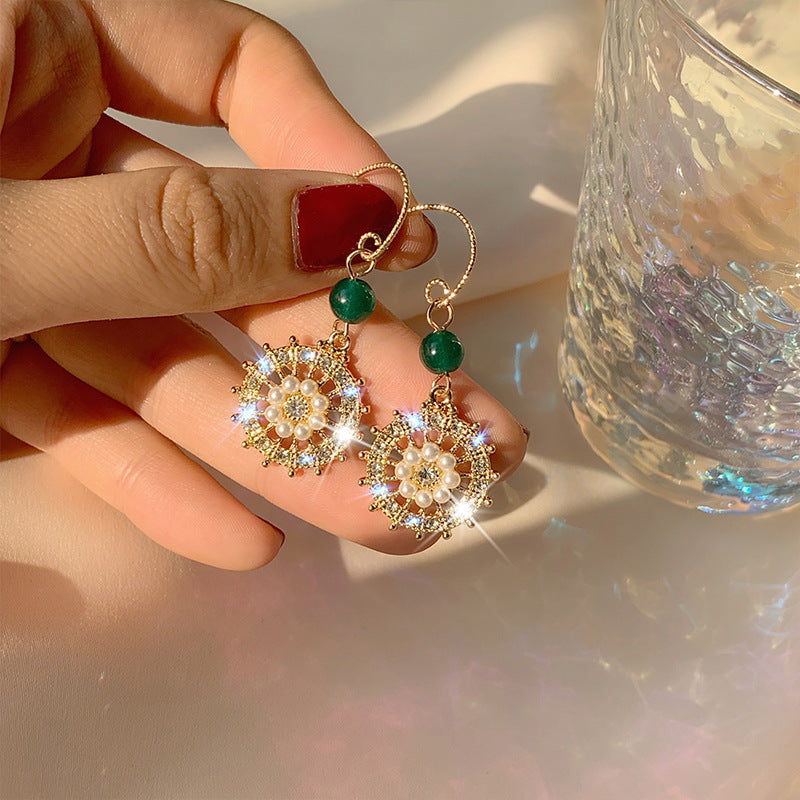 Retro Pearl Drop Earrings for Women | Earring | Wiccan Center
