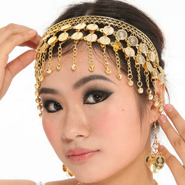 Performance Costume Belly Gold Beauty Head Hair Bracelets | Necklace | Wiccan Center