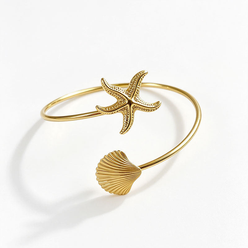 Women's Ocean Series Metal Opening Armband Personality Special Interest Bracelets