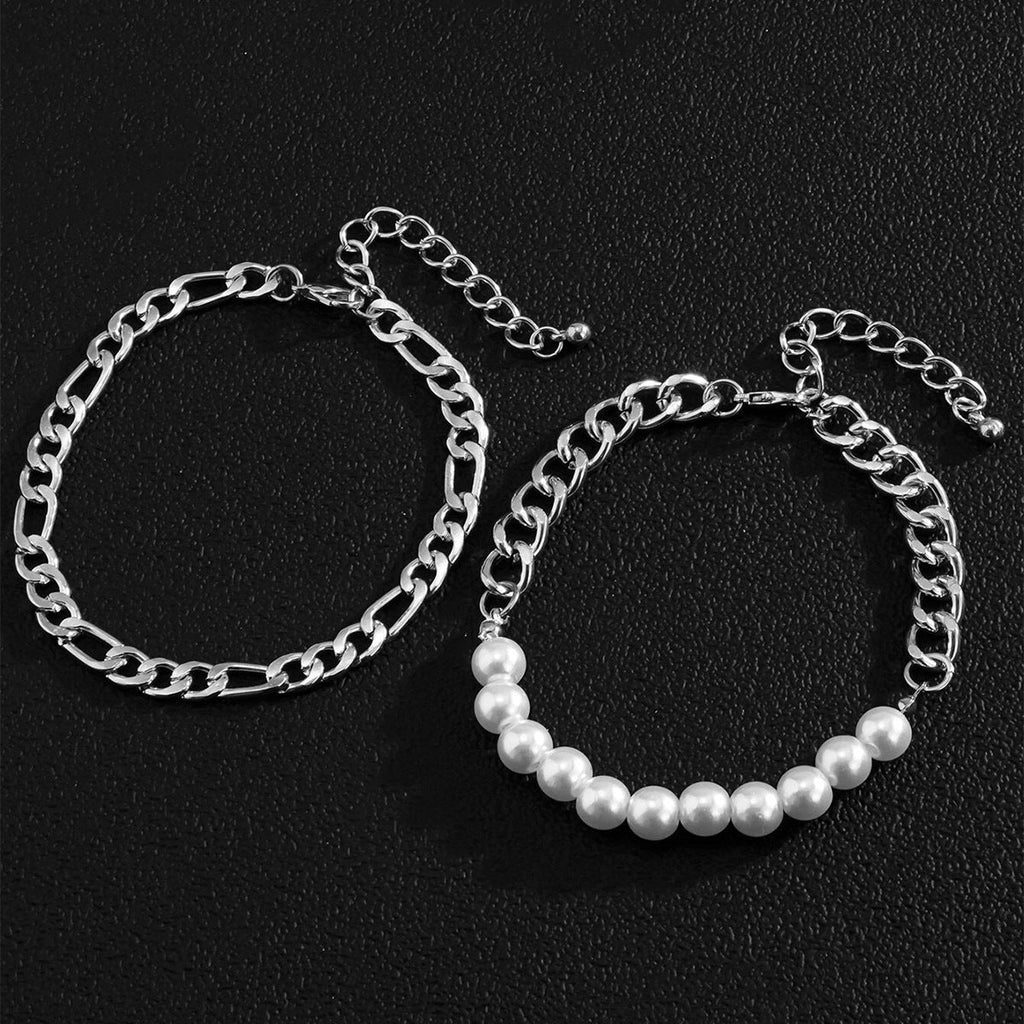 Cuba Chain Charm Bracelet Set | Bracelet | Wiccan Center