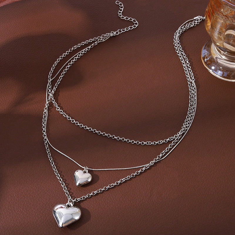 Heart Pendant Jewelry Necklace Multi Layer Necklace | necklace | Wiccan Center