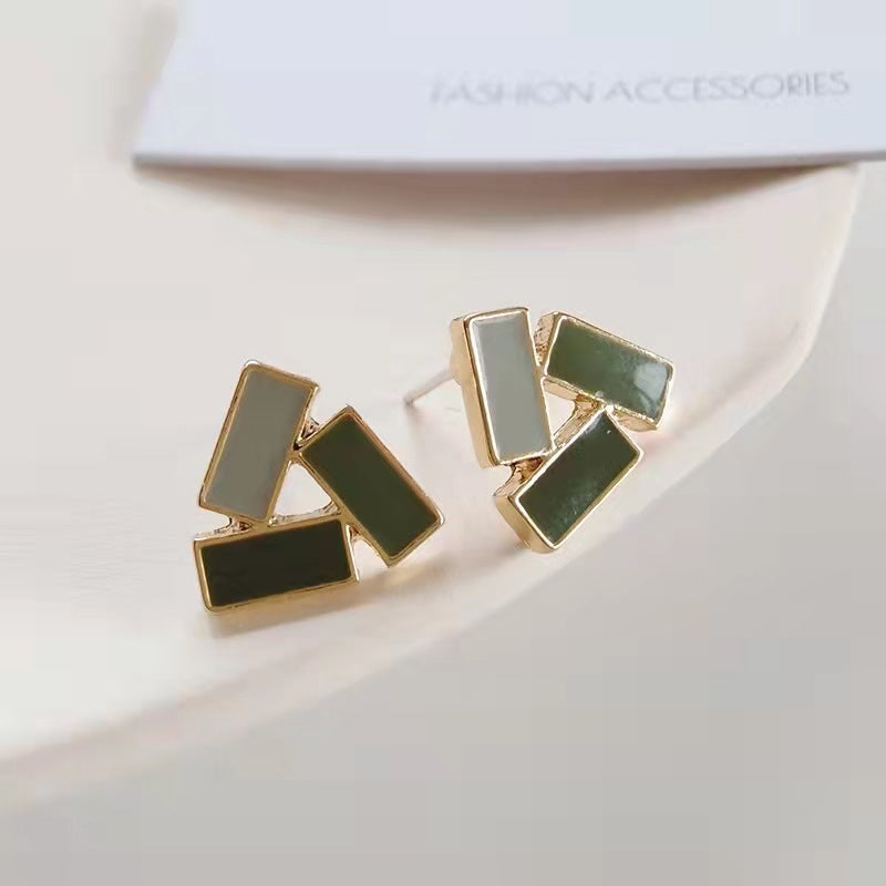 Geometric Triangle Earrings | Earring | Wiccan Center