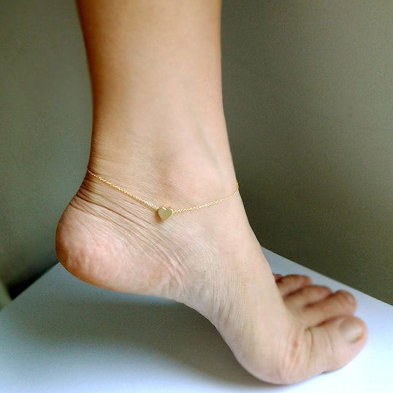 Bohemian Chain Heart Anklet Jewelry | Body Jewelry | Wiccan Center