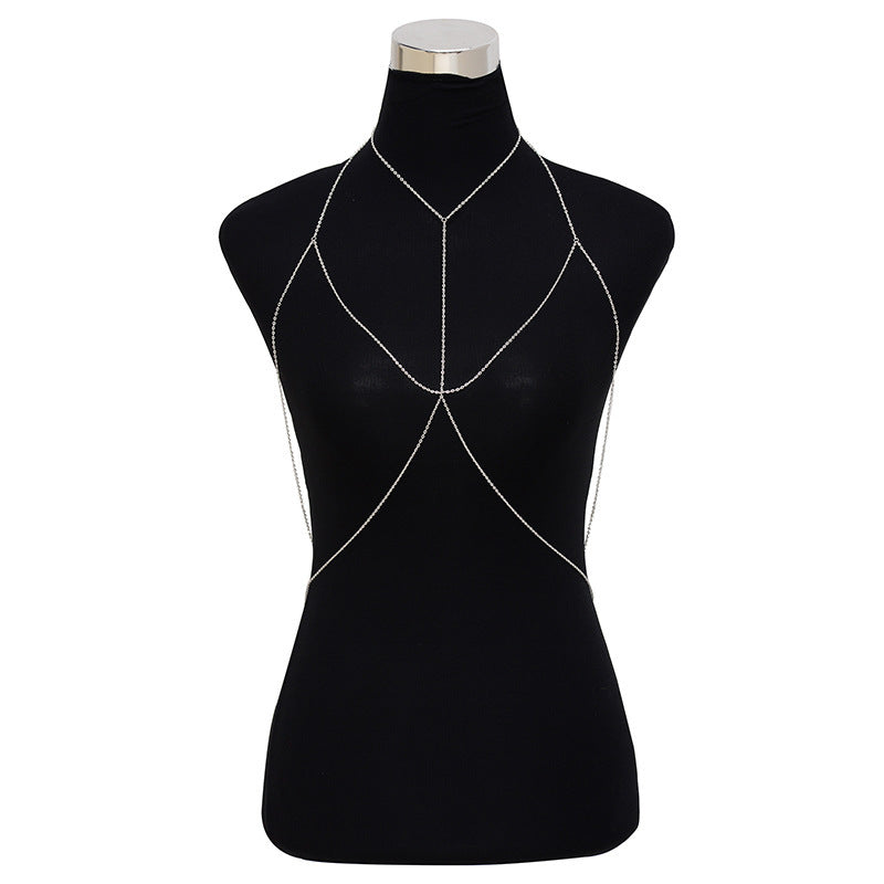 Sexy Chest Chain for Women Shiny Body Chain Jewelry | Body Jewelry | Wiccan Center