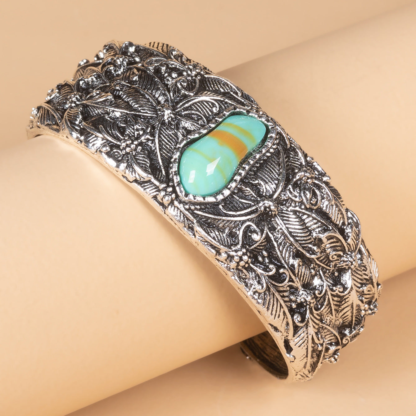 Women's Retro Indian Style Opening Bohemian Thai Bracelet