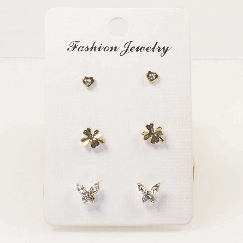 Butterfly stud earrings set | Earring | Wiccan Center