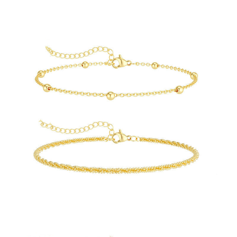 Multi Layer Anklet Fashion Gold Ankle Jewelry | Body Jewelry | Wiccan Center