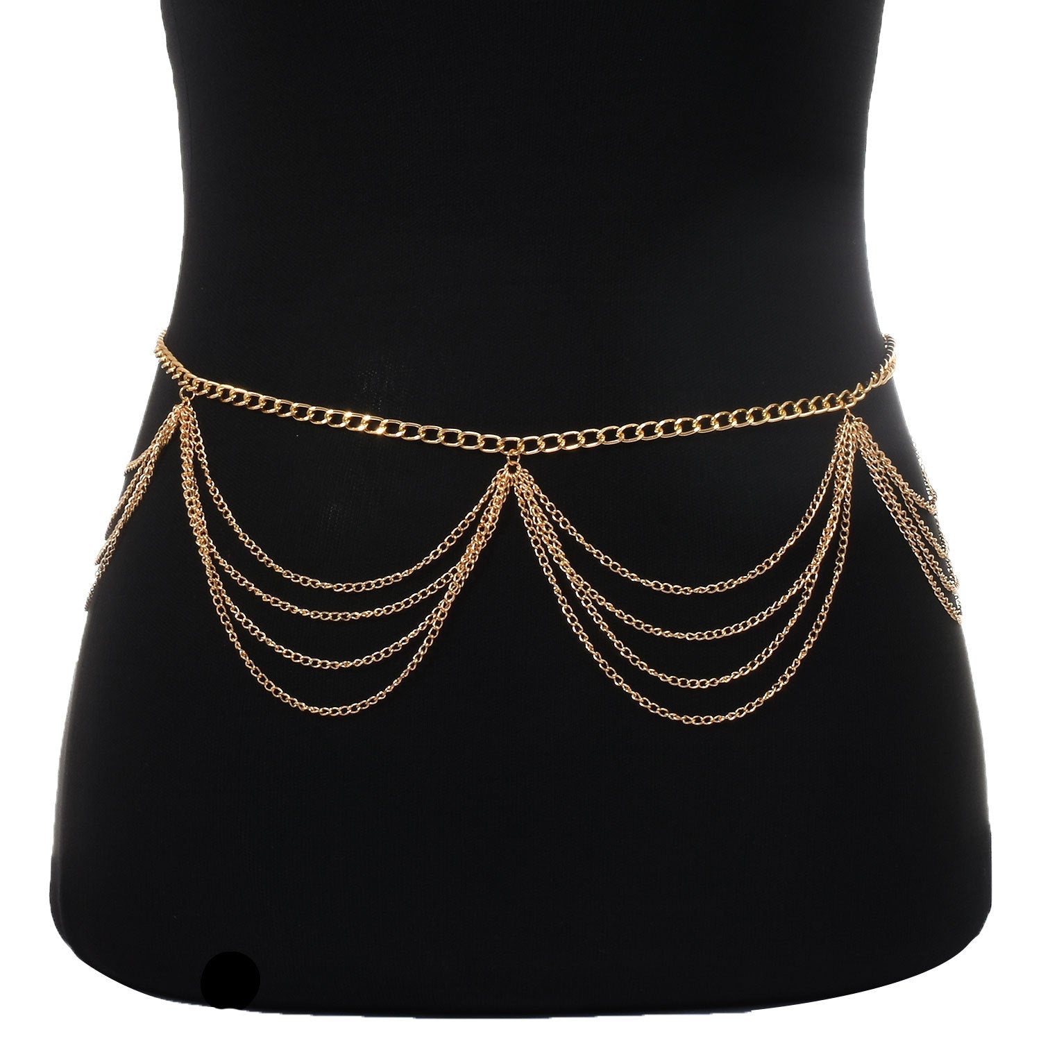 Sexy Beach Bikini Thin Belly Chain Simple Geometric Exaggerated Fringe Waist Chain Jewelry | Body Jewelry | Wiccan Center