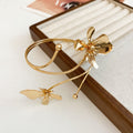 Retro Glaze Flowers Open Armband Color Design Bracelet