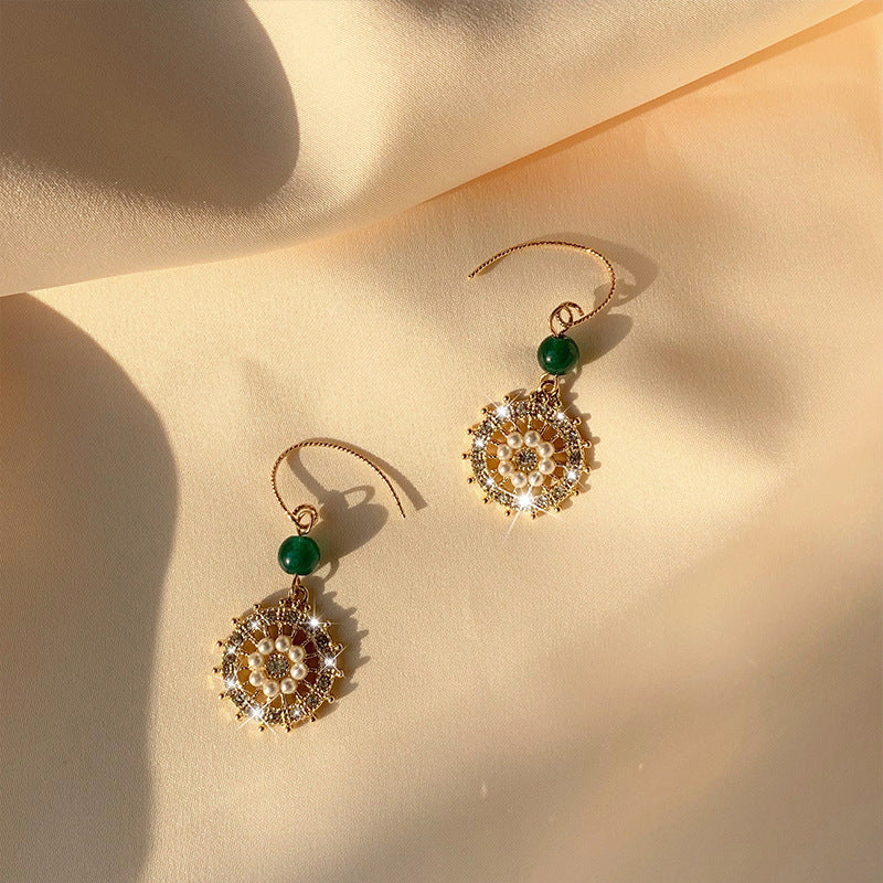 Retro Pearl Drop Earrings for Women | Earring | Wiccan Center