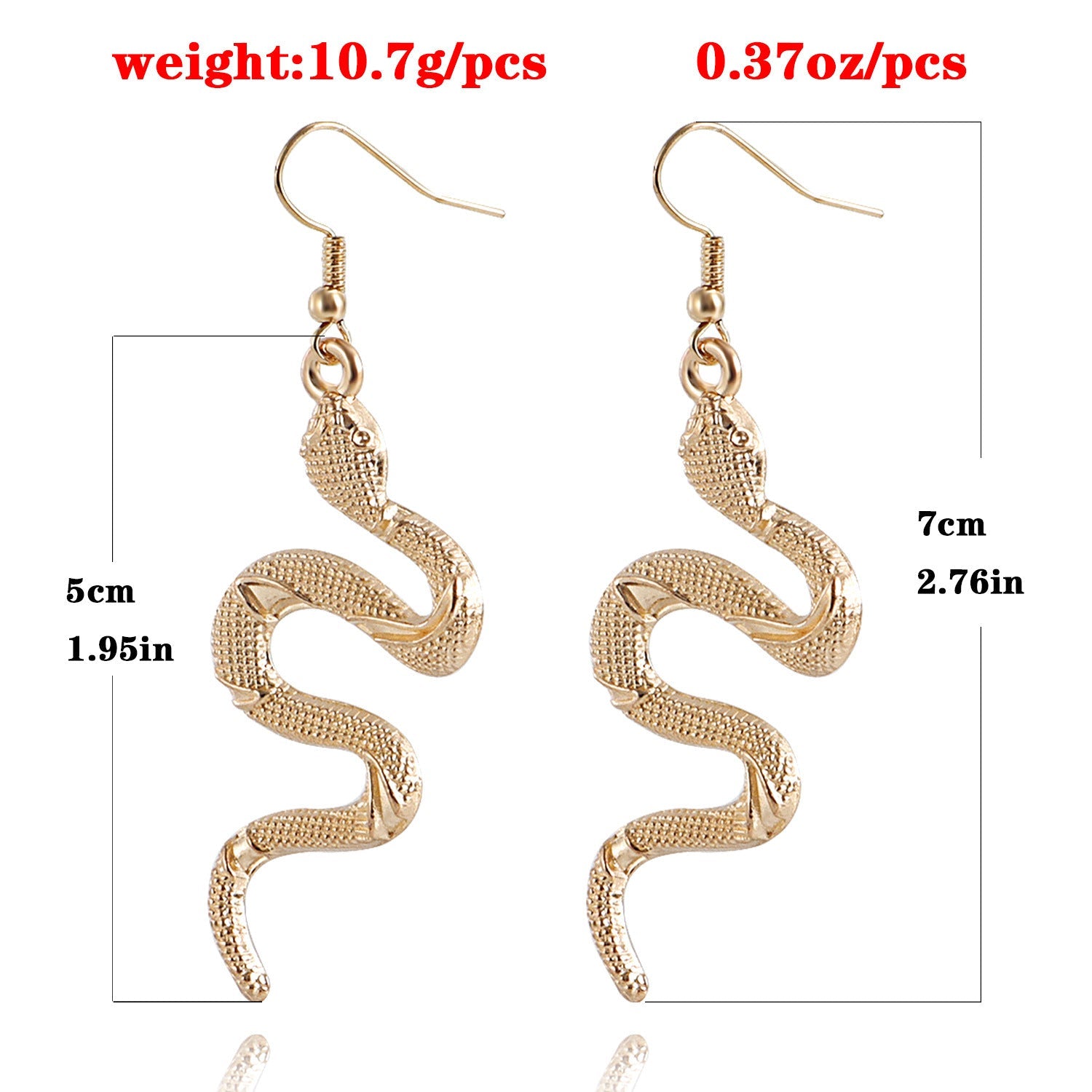 Snake Pendant Earring | Earring | Wiccan Center