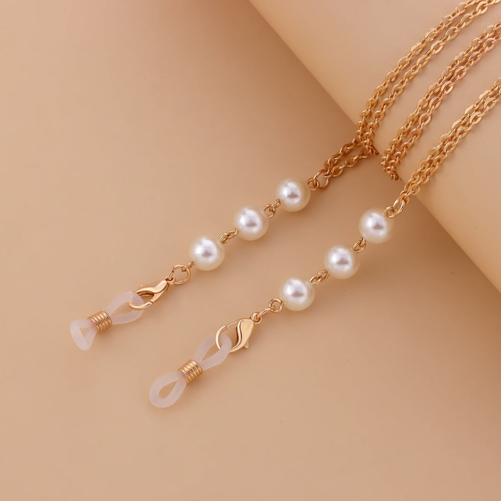 Pearl Glasses Chain Necklace Sunglasses Eyewear | Body Jewelry | Wiccan Center