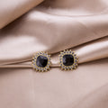 Geometric Square Rhinestone Earring | Earring | Wiccan Center