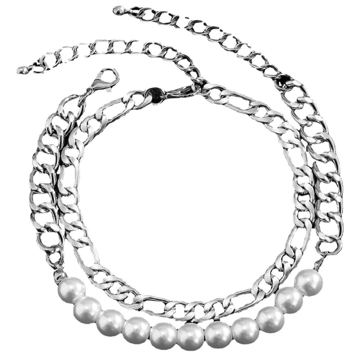 Cuba Chain Charm Bracelet Set | Bracelet | Wiccan Center