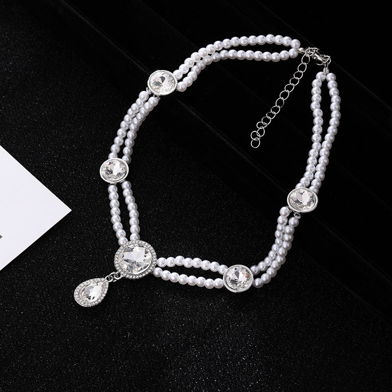 Vintage Irregular Exaggerated Pearl Necklace | necklace | Wiccan Center