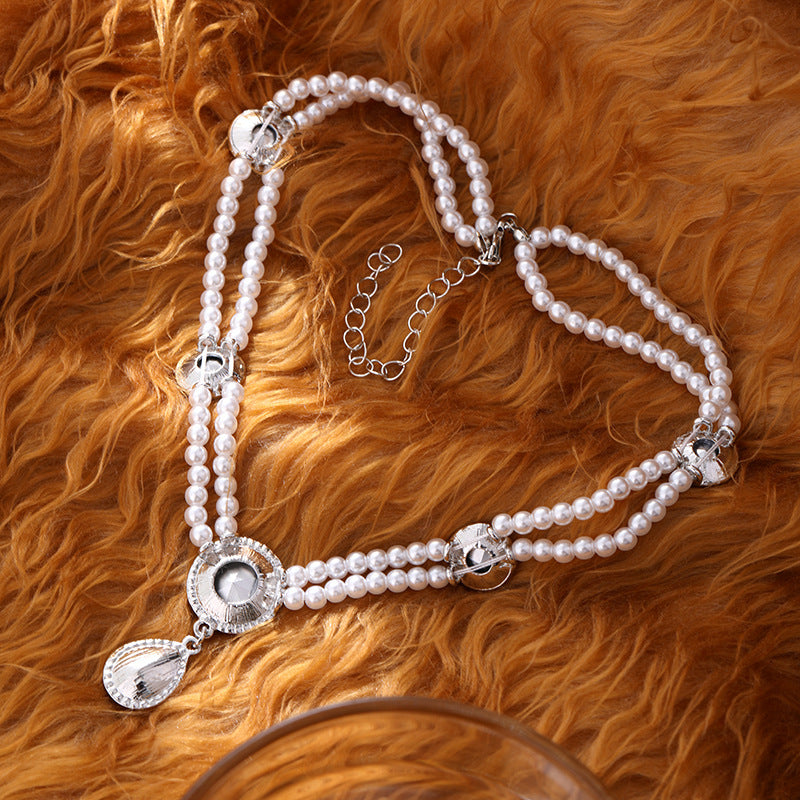 Vintage Irregular Exaggerated Pearl Necklace | necklace | Wiccan Center