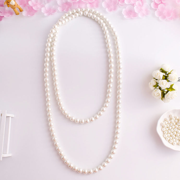 150cm Multi-layer Long Pearl Necklace for Women | necklace | Wiccan Center