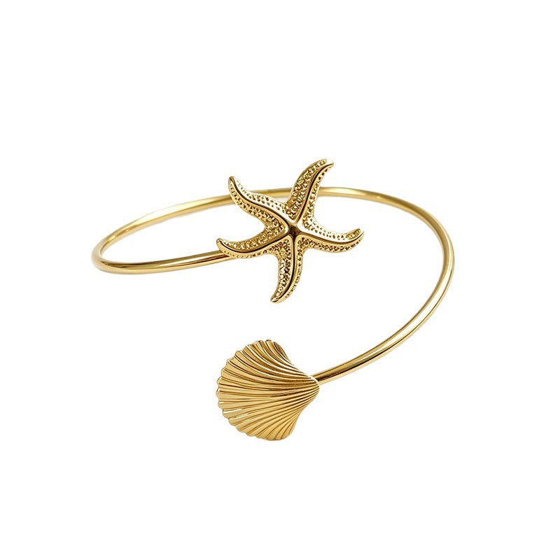 Women's Ocean Series Metal Opening Armband Personality Special Interest Bracelets