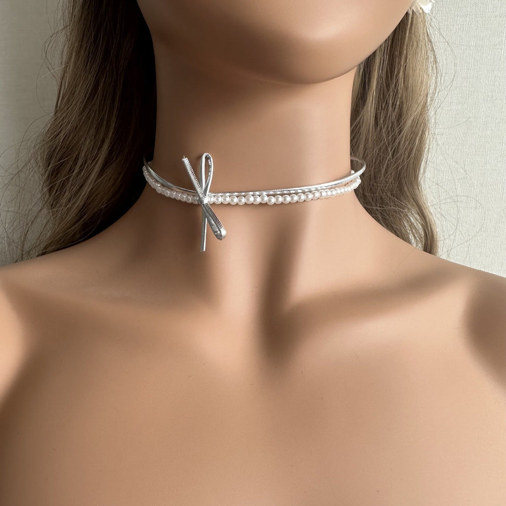 Fashion Beaded BowKnot Necklace | necklace | Wiccan Center