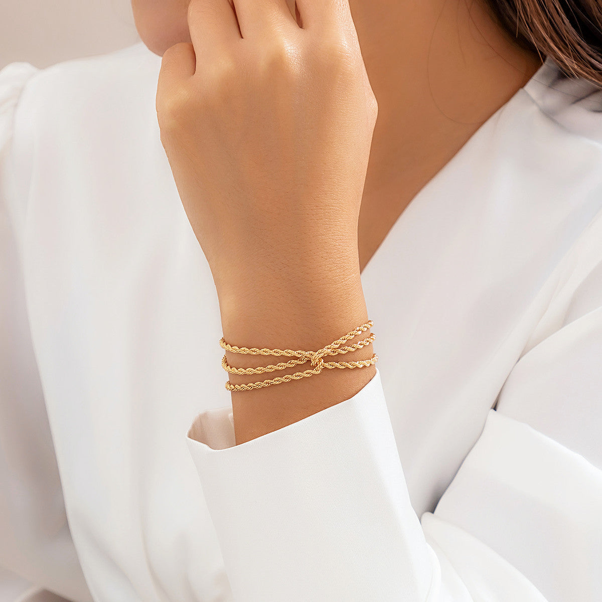 Multi-layer Twisted Chain Bracelet | Bracelet | Wiccan Center